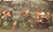 Sir Edward Coley Burne-jones,Bart.,ARA,RWS Green Summer (mk46) china oil painting reproduction